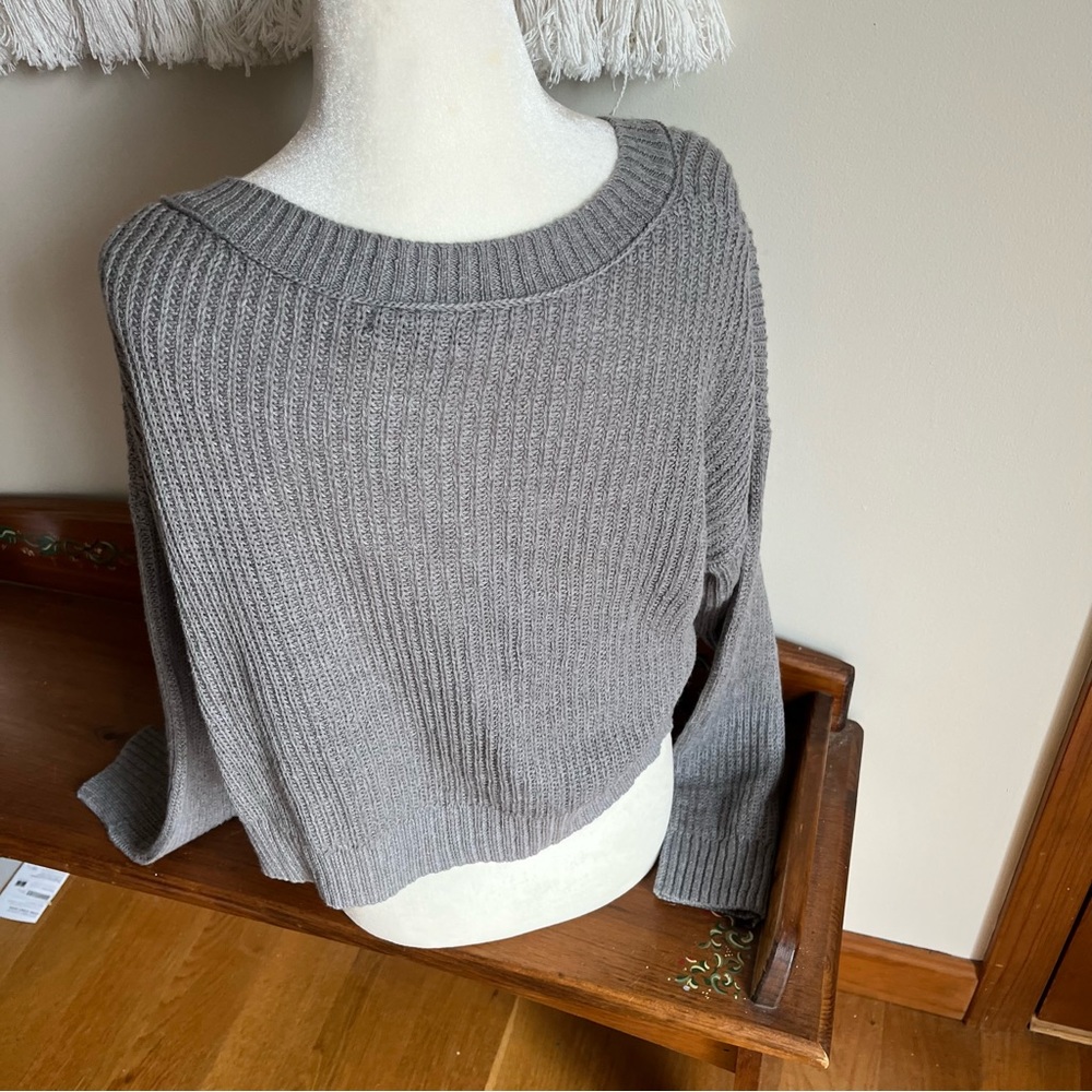 Target basic gray sweater nwot - Picture 4 of 5